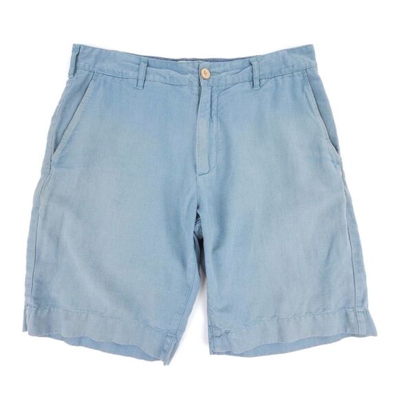 FAHERTY Malibu Linen & Cotton Chino Shorts Resort Casual Old Money Quiet Luxury - Picture 1 of 7